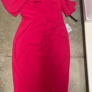 MAGGY FOG NORDSTROM XL NWT Elegant Pink Wrap Dress